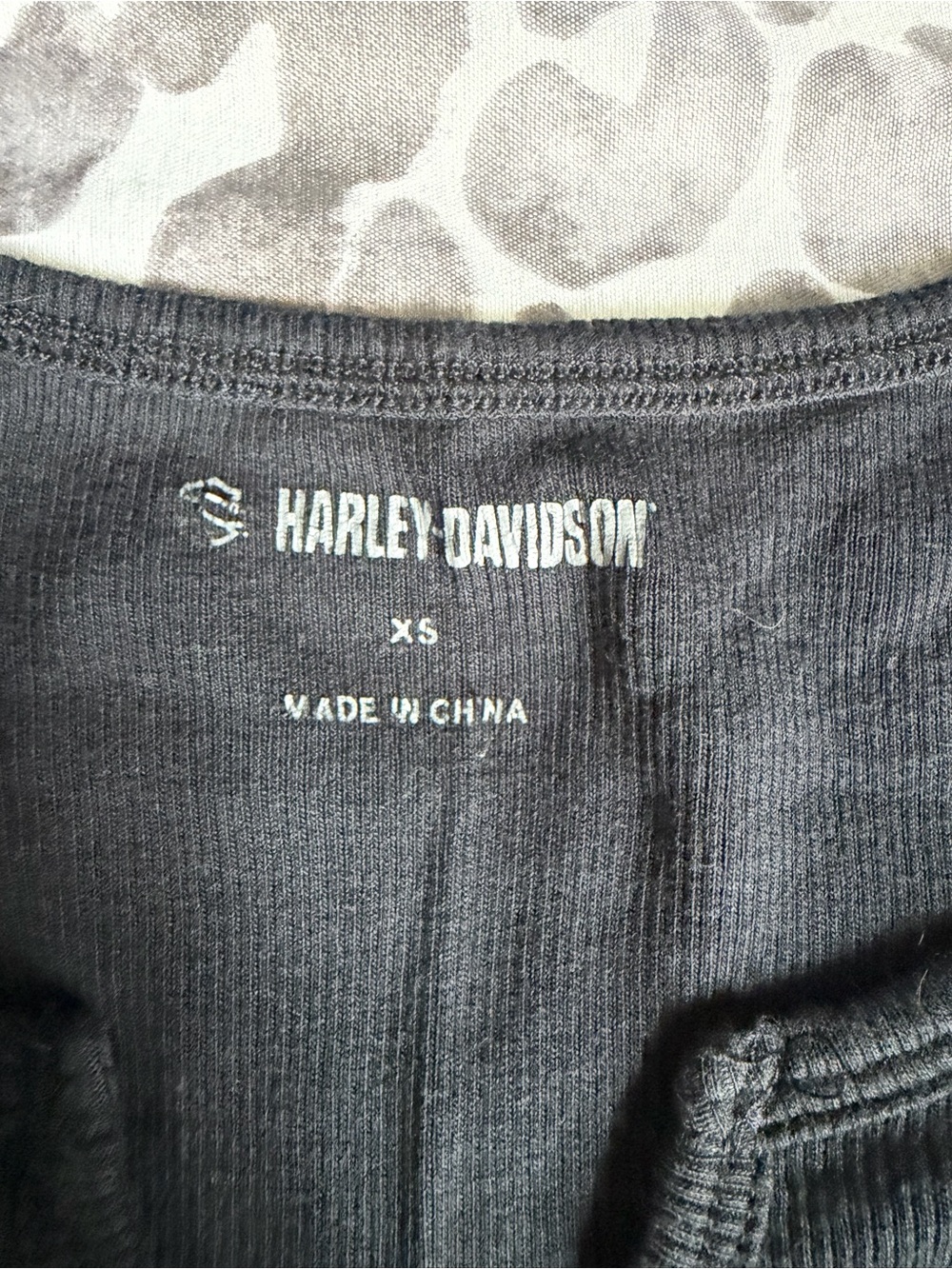 Harley-Davidson ribbed tank Sz XS - Picture 3 of 4